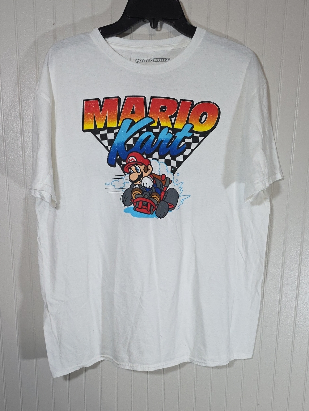 Mario Kart Graphic Short Sleeve T-Shirt - White